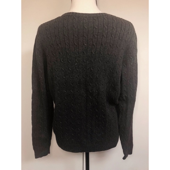 Eddie Bauer Dark Gray Sweater - Picture 3 of 6